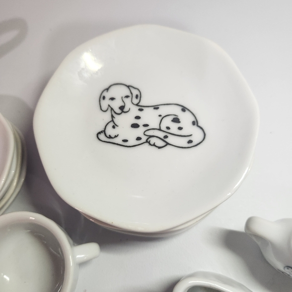Child's porcelain tea set with dalmatian - Picture 2 of 7